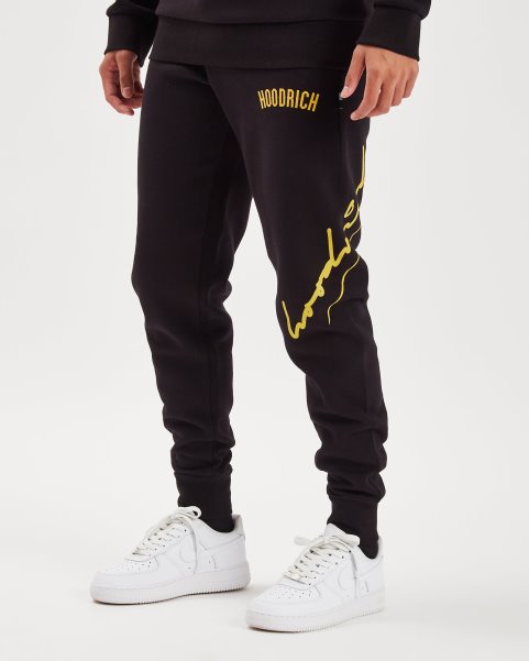 OG Tycoon Joggers Black/Daffodil Hoodrich NZ