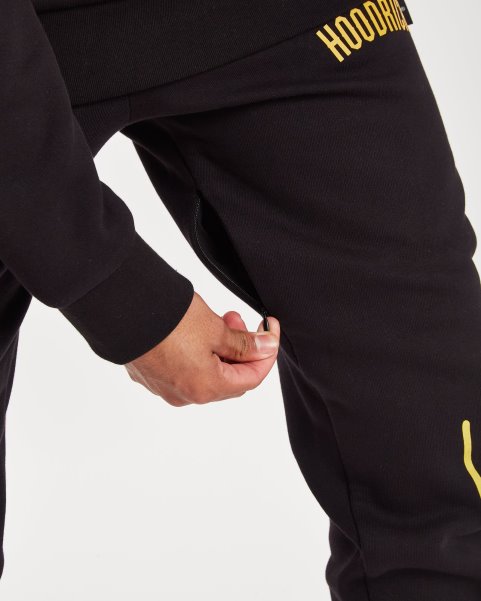OG Tycoon Joggers Black/Daffodil Hoodrich NZ