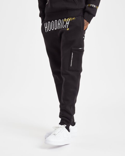 OG Heat Joggers Black/Daffodil Hoodrich NZ