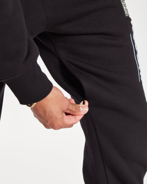 Black/Placid Blue Hoodrich NZ OG Blend Joggers