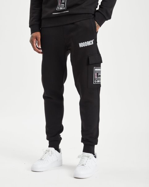 OG Akira V6 Cargo Joggers Hoodrich NZ Black/White/Rose