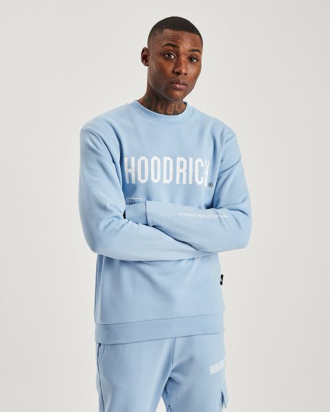 OG Akira V5 Sweatshirt Placid Blue/White/Sky Hoodrich NZ