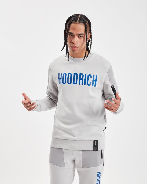 Hoodrich NZ OG Aspire V2 Sweatshirt Oyster/Sleet/Strong Blue/White