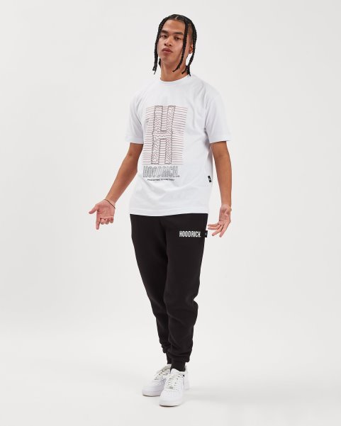 OG Cable T-shirt White/Lychee/Black Hoodrich NZ