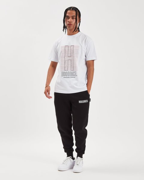 OG Cable T-shirt White/Lychee/Black Hoodrich NZ