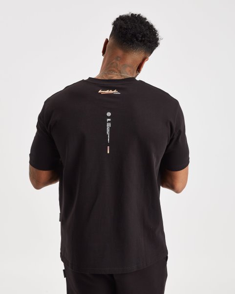 OG Ink T-shirt Black/White/Yellow Hoodrich NZ