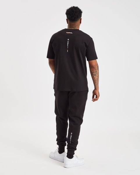 OG Ink T-shirt Black/White/Yellow Hoodrich NZ