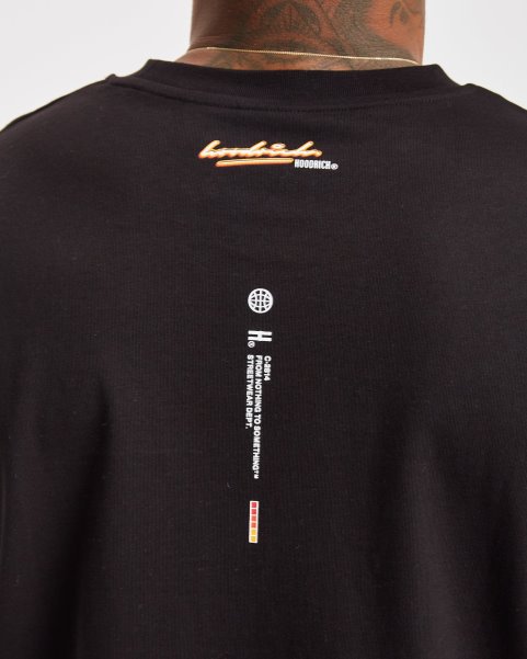 OG Ink T-shirt Black/White/Yellow Hoodrich NZ