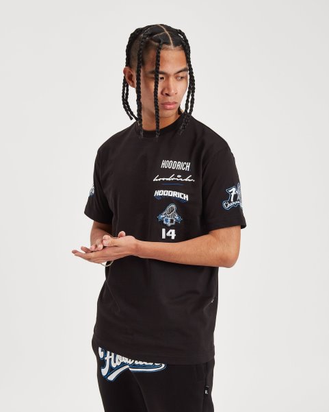 Black/White/Blue Hoodrich NZ OG Stadium T-shirt
