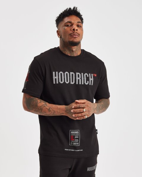 Black/Reflective OG Akira V6 T-shirt Hoodrich NZ
