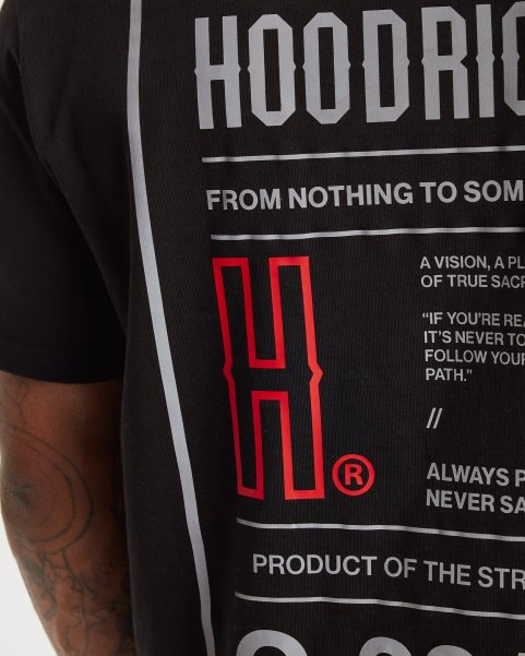 Black/Reflective OG Akira V6 T-shirt Hoodrich NZ