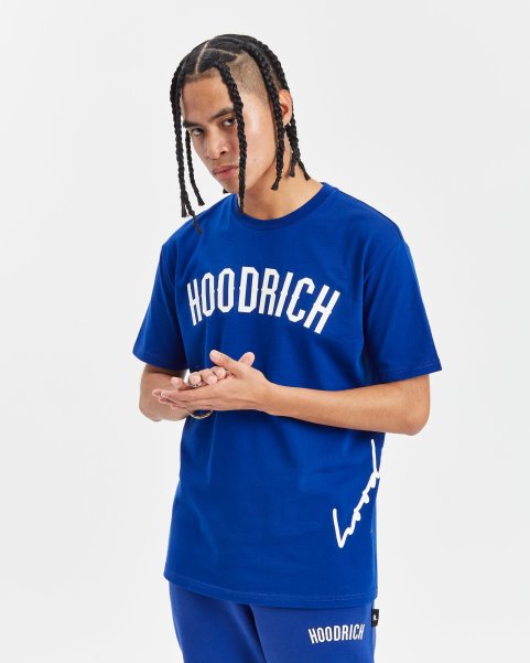OG Tycoon T-shirt Sodalite Blue/White/Black Hoodrich NZ