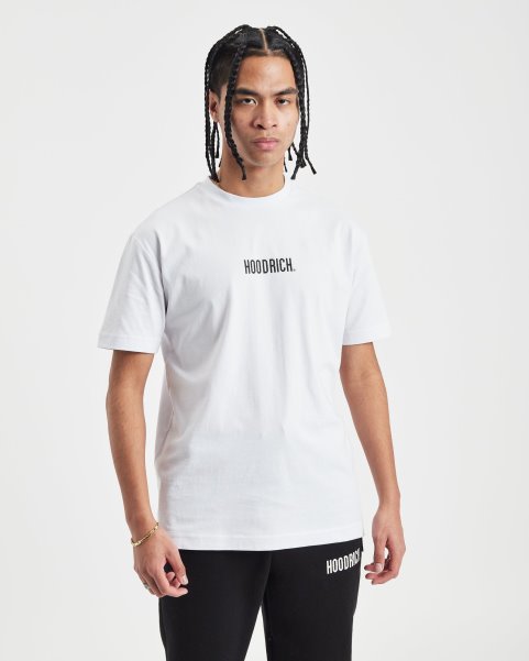 Hoodrich NZ White/Black OG Core Logo T-shirt