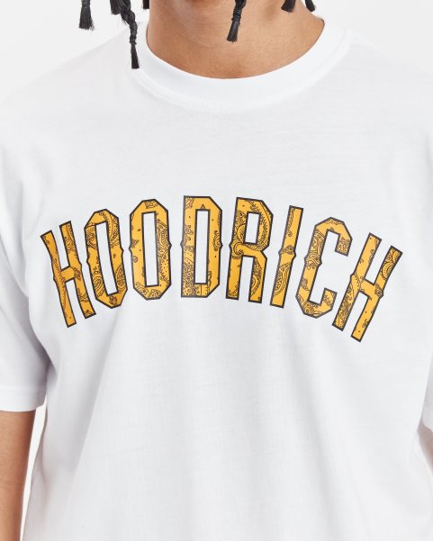 White/Black/Yellow Hoodrich NZ OG Paisley T-shirt