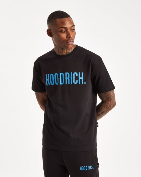 Black/Azure Blue Hoodrich NZ OG Core T-shirt