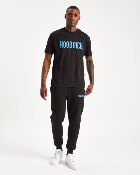 Black/Azure Blue Hoodrich NZ OG Core T-shirt