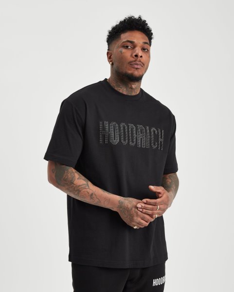 Black/White OG Spike T-Shirt Hoodrich NZ