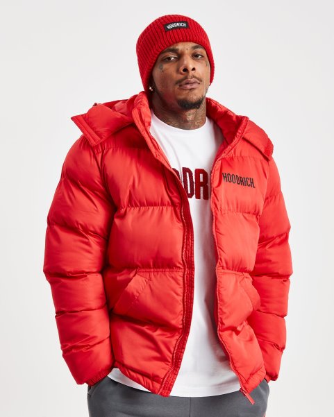 Red/Black/White Hoodrich NZ OG Core Beanie