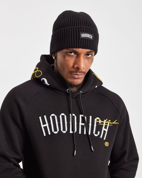 Black/White OG Core Beanie Hoodrich NZ