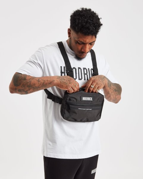Black/White Hoodrich NZ OG Core Chest Bag