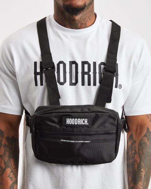 Black/White Hoodrich NZ OG Core Chest Bag