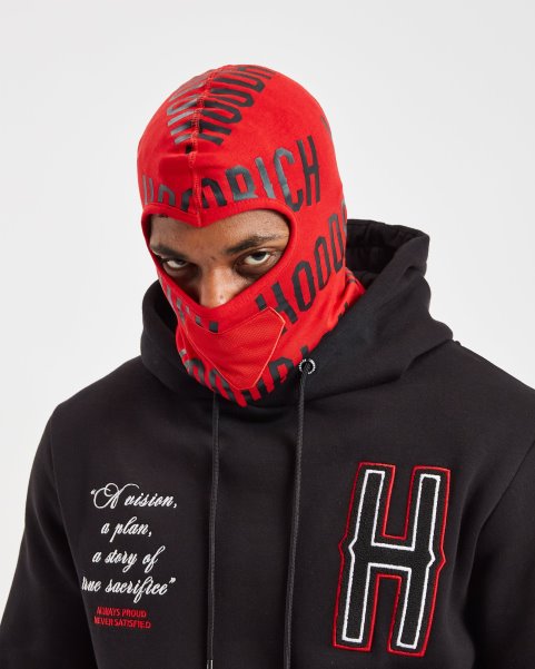 Red/Black OG Large Repro Balaclava Hoodrich NZ
