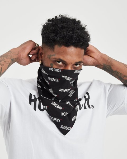 OG Repro Bandana Hoodrich NZ Black/White/Red