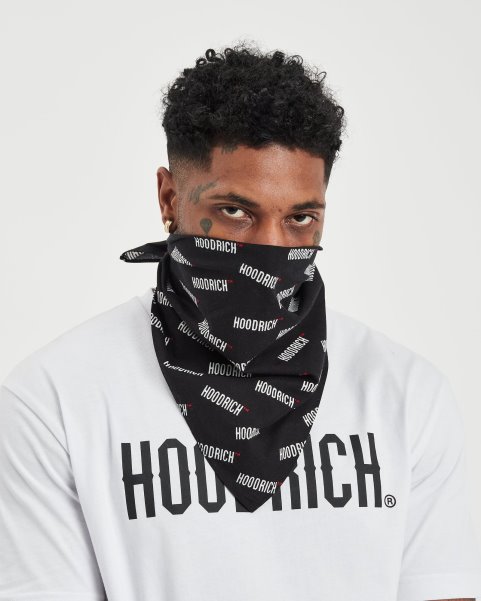 OG Repro Bandana Hoodrich NZ Black/White/Red