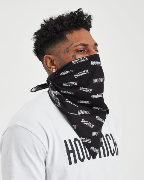 OG Repro Bandana Hoodrich NZ Black/White/Red