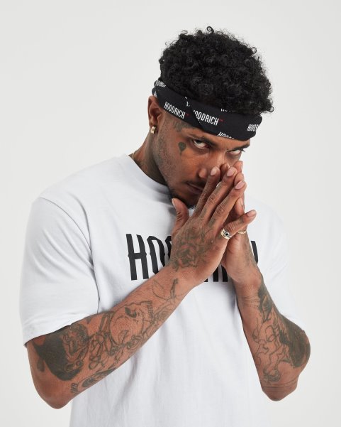 OG Repro Bandana Hoodrich NZ Black/White/Red