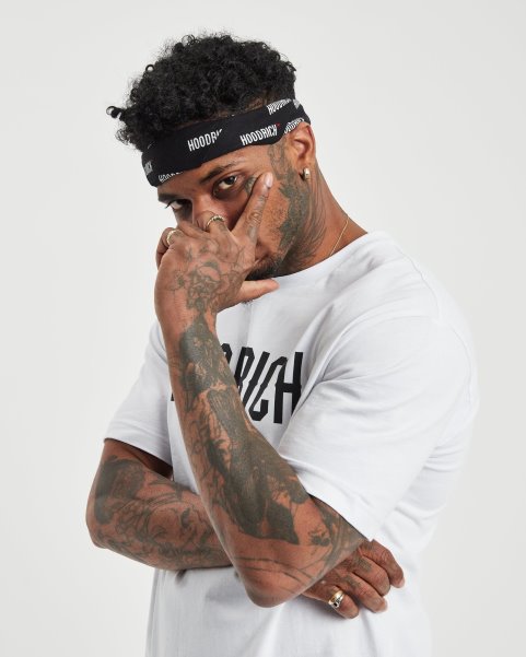 OG Repro Bandana Hoodrich NZ Black/White/Red