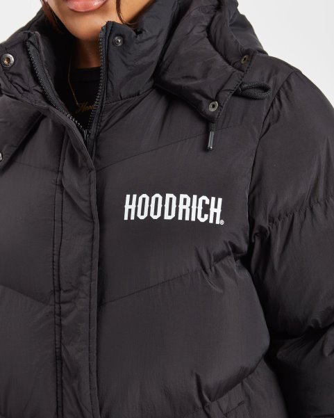 Black/White OG Sia Longline Jacket Hoodrich NZ