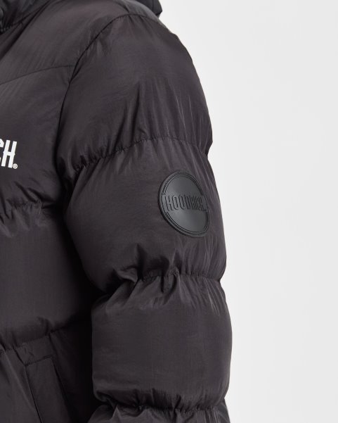 Black/White OG Sia Longline Jacket Hoodrich NZ