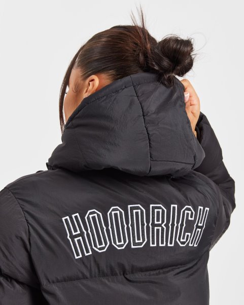 Black/White OG Sia Longline Jacket Hoodrich NZ