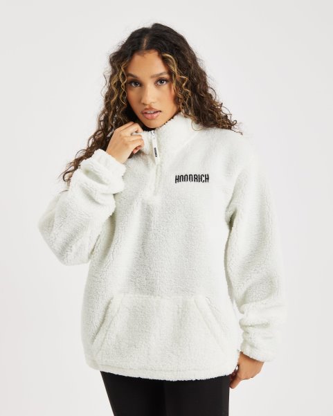 OG Flake Borg Fleece Hoodrich NZ Egret/Black