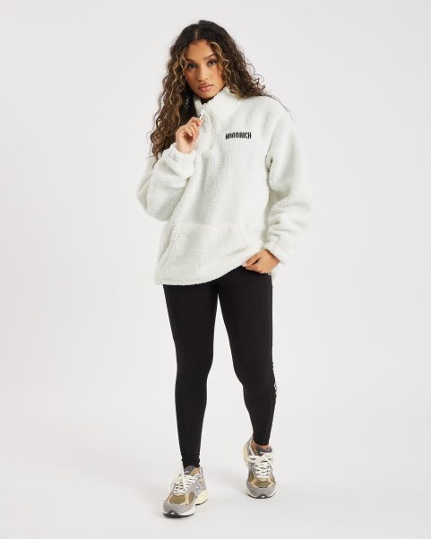 OG Flake Borg Fleece Hoodrich NZ Egret/Black