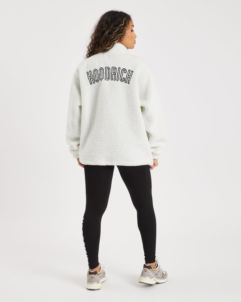 OG Flake Borg Fleece Hoodrich NZ Egret/Black