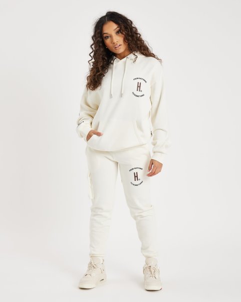 Egret/Black/Brunette OG Fetch Hoodie Hoodrich NZ