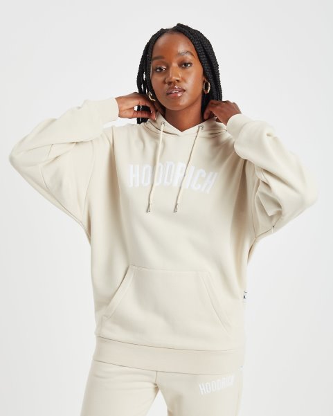 Hoodrich NZ OG Storm Hoodie Oatmeal/White