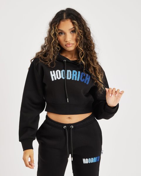 Black/Blue (Restock) Hoodrich NZ OG Kraze Cropped Hoodie