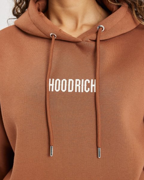 OG Storm Small Logo Hoodie Brown/Cream Hoodrich NZ