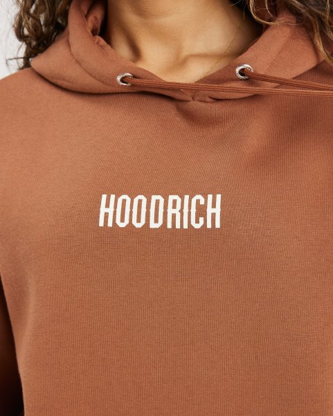 OG Storm Small Logo Hoodie Brown/Cream Hoodrich NZ