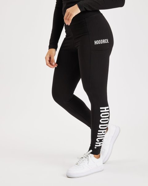 Black/White (Restock) Hoodrich NZ OG Intel Leggings