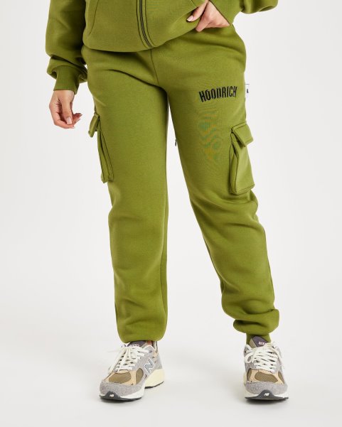 OG Luna Cargo Joggers Olive Green/Black Hoodrich NZ