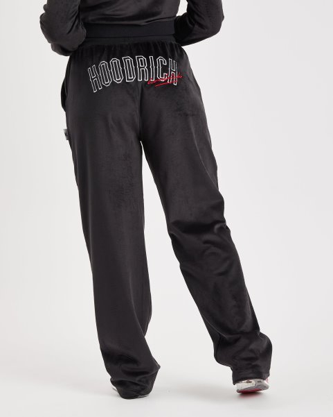Hoodrich NZ Black/White/Lychee OG Stage Velour Open Hem Joggers