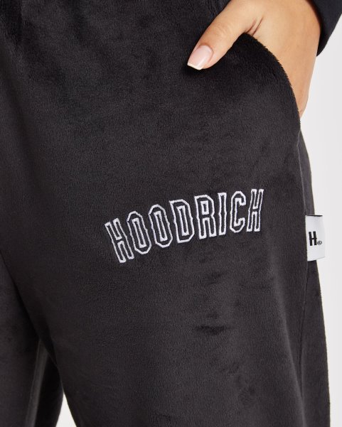 Hoodrich NZ Black/White/Lychee OG Stage Velour Open Hem Joggers
