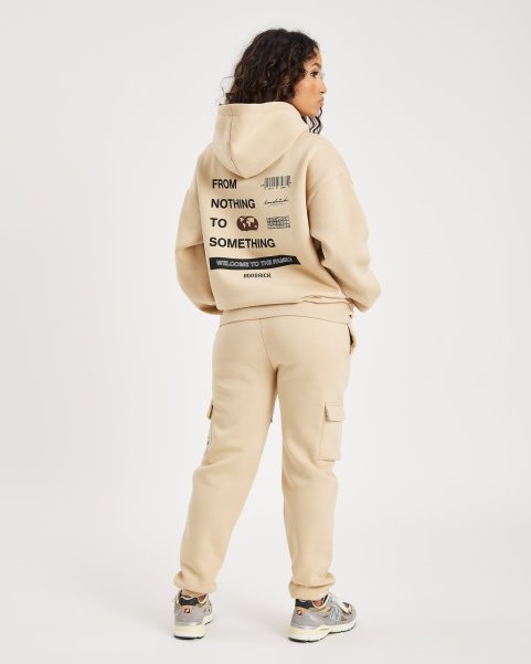 Irish Cream/Black/Brunette Hoodrich NZ OG Frenzy Cargo Joggers