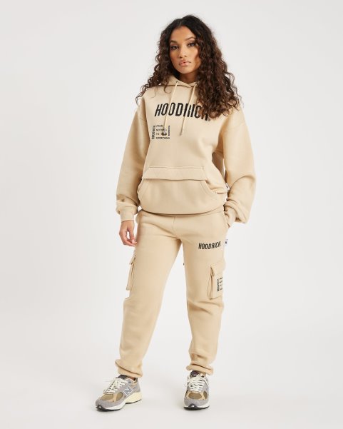 Irish Cream/Black/Brunette Hoodrich NZ OG Frenzy Cargo Joggers
