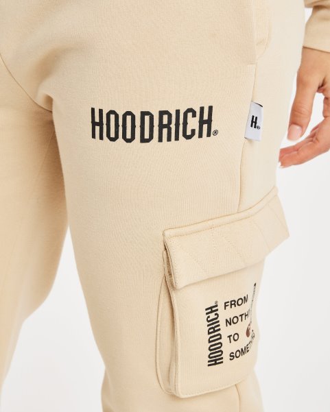 Irish Cream/Black/Brunette Hoodrich NZ OG Frenzy Cargo Joggers