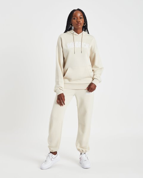 OG Storm Joggers Oatmeal/White Hoodrich NZ